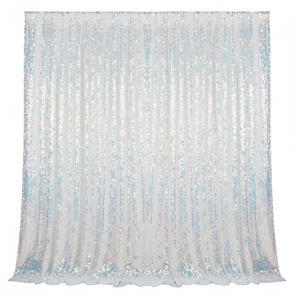 Draped & Shimmer Wall Backdrop Rentals