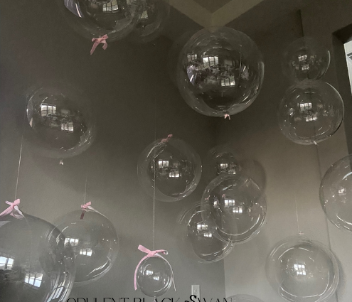 Pre Stretched BOBO Clear TPU Balloons