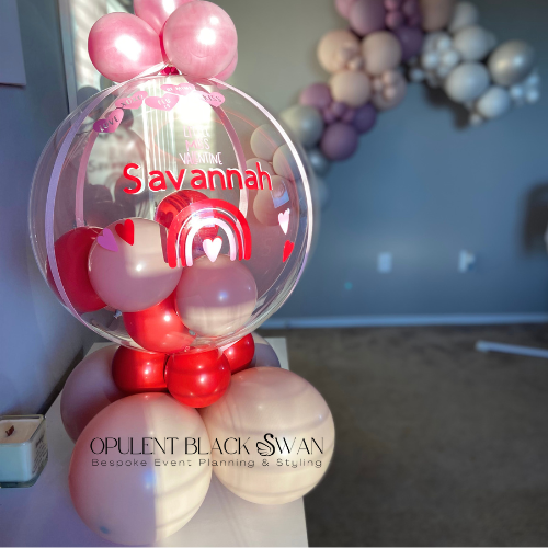 Opulent Black Swan-The Bespoke Balloon Artistry Store