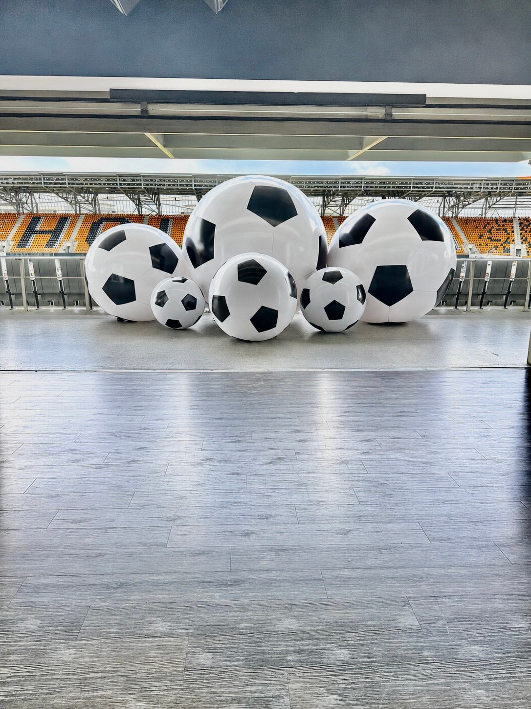 Huge Sphere Rentals (set of 4 big shiny balls)