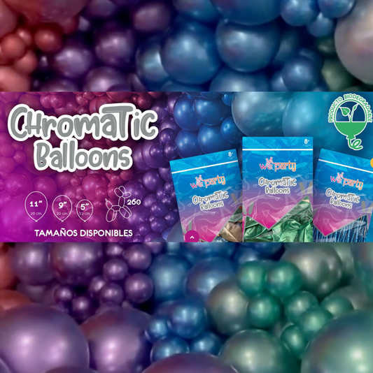 We Party Chrome Balloons