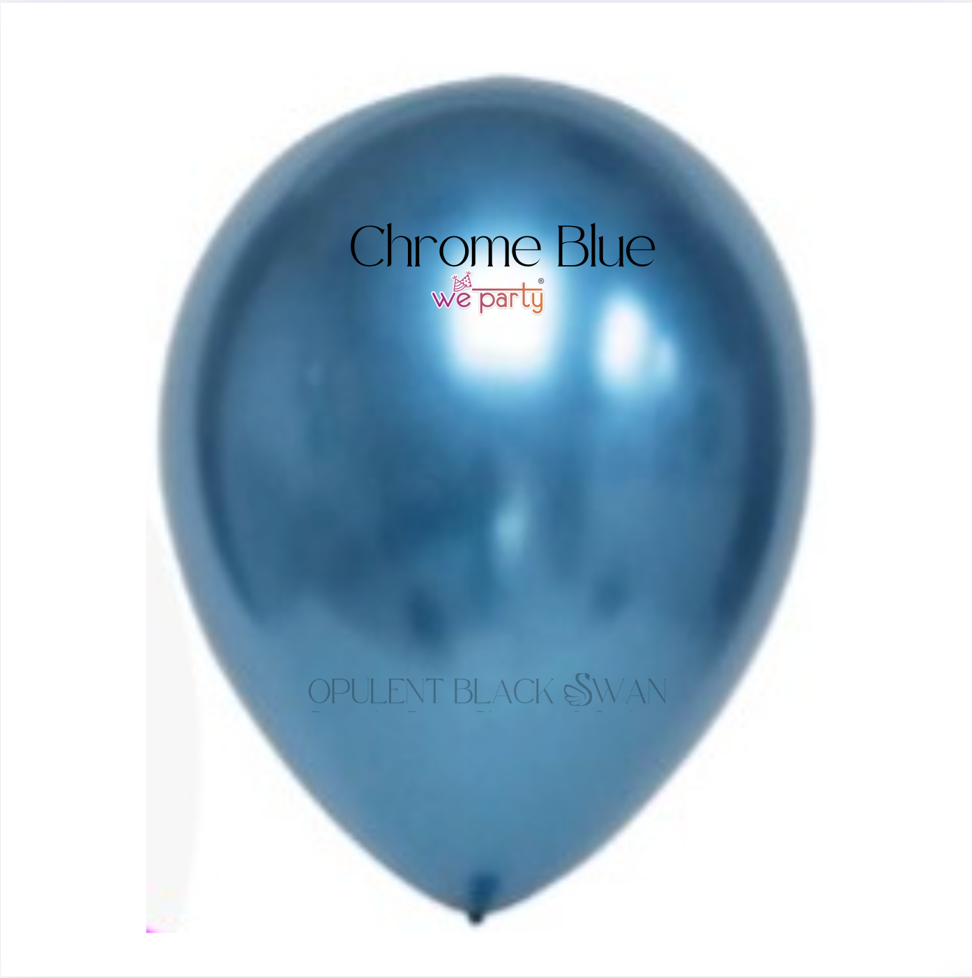 We Party Chrome Balloons