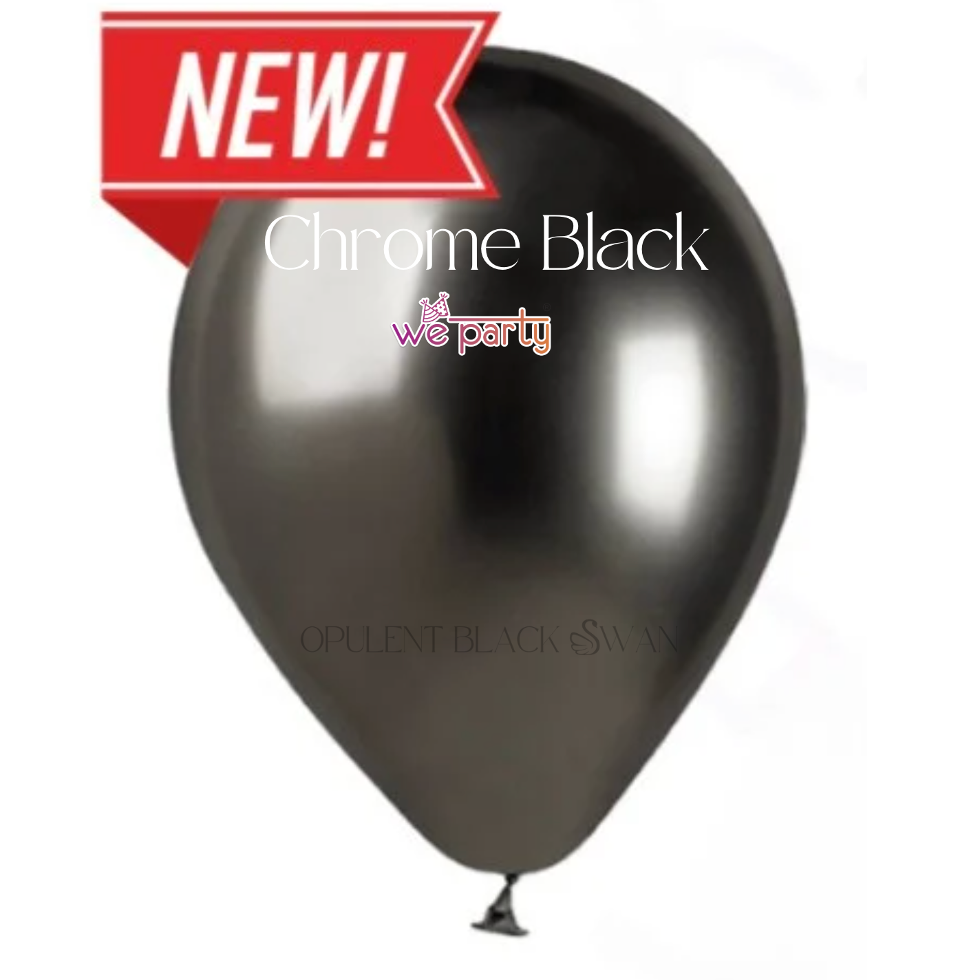 We Party Chrome Balloons