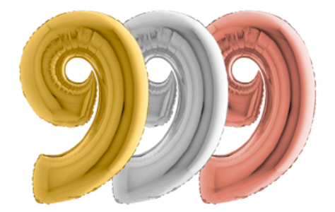 40" Foil Balloon Numbers-We Party & Grabo