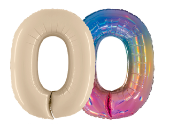 40" Foil Balloon Numbers-We Party & Grabo