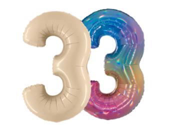 40" Foil Balloon Numbers-We Party & Grabo