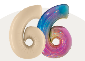 40" Foil Balloon Numbers-We Party & Grabo