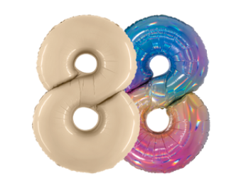 40" Foil Balloon Numbers-We Party & Grabo