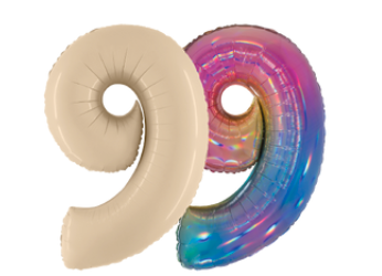 40" Foil Balloon Numbers-We Party & Grabo