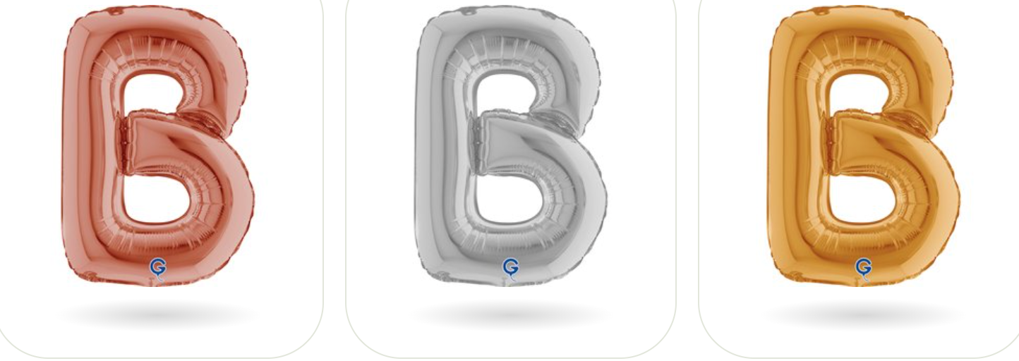 14" Foil Letters-We Party