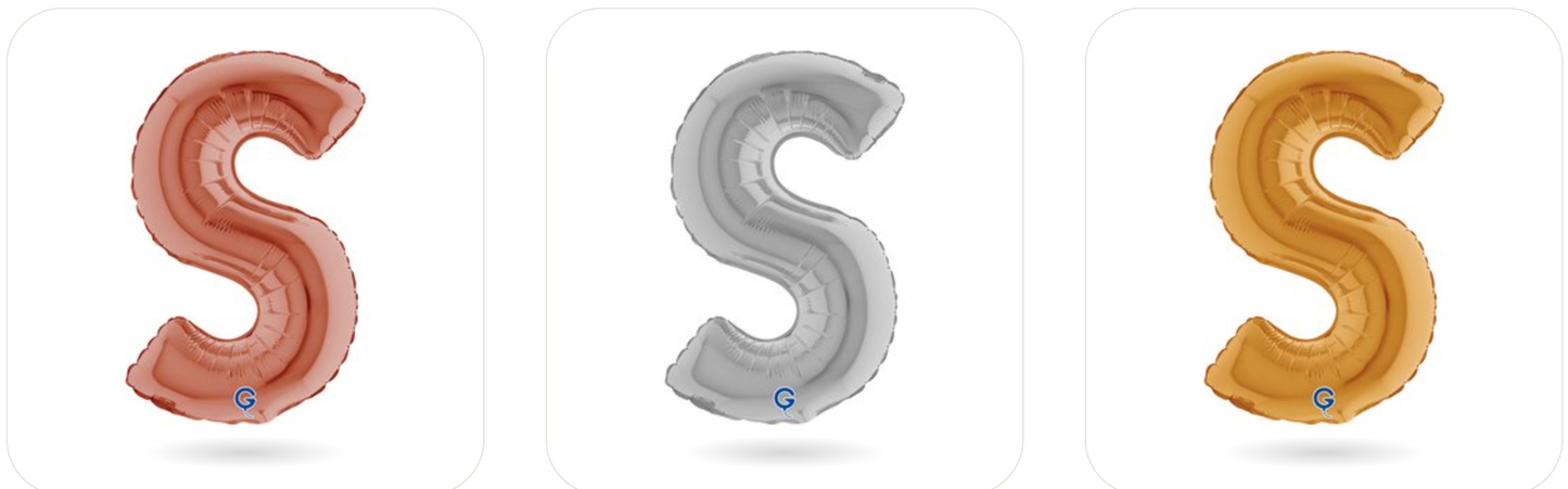 14" Foil Letters-We Party