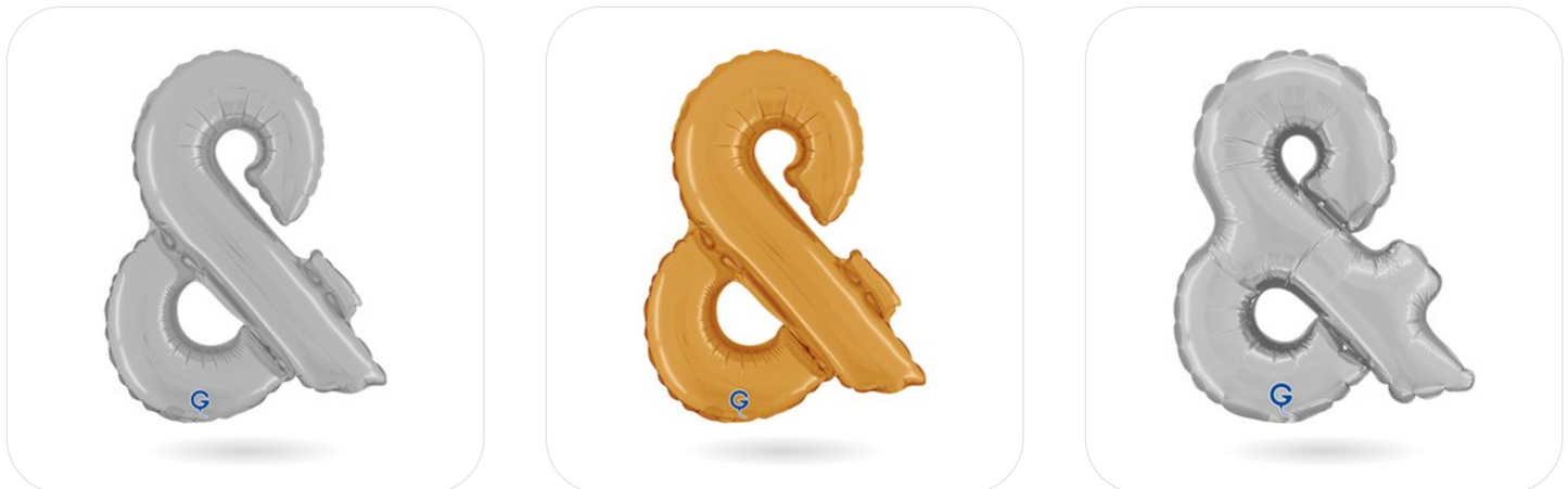 14" Foil Letters-We Party