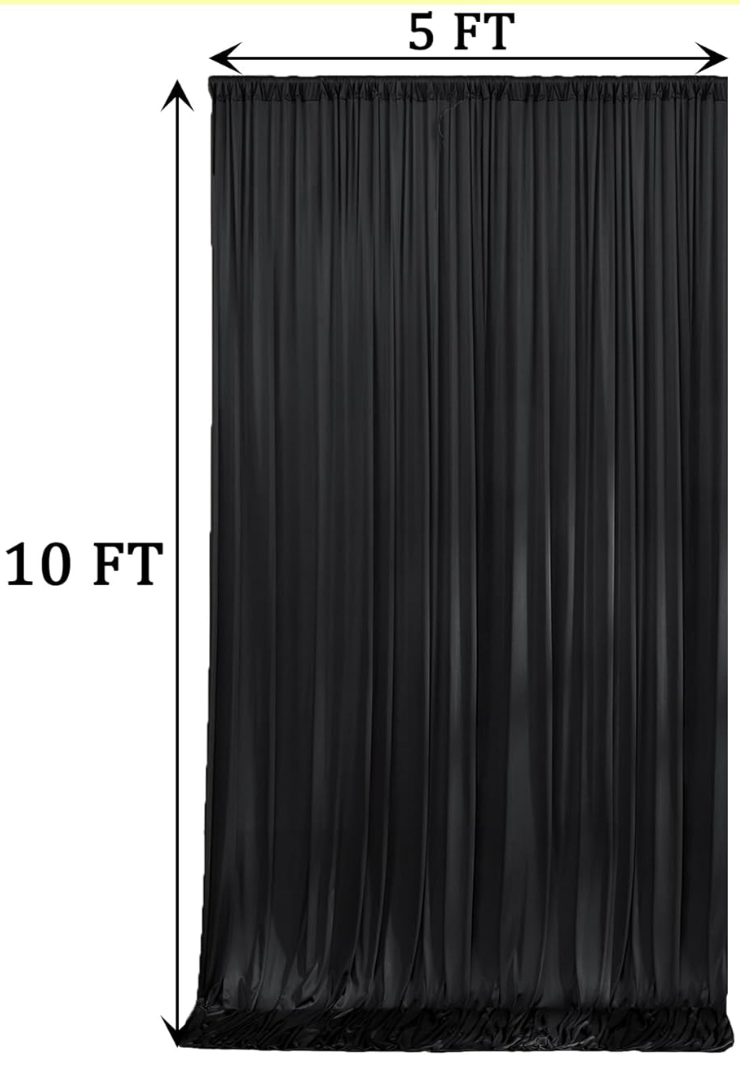 Draped & Shimmer Wall Backdrop Rentals