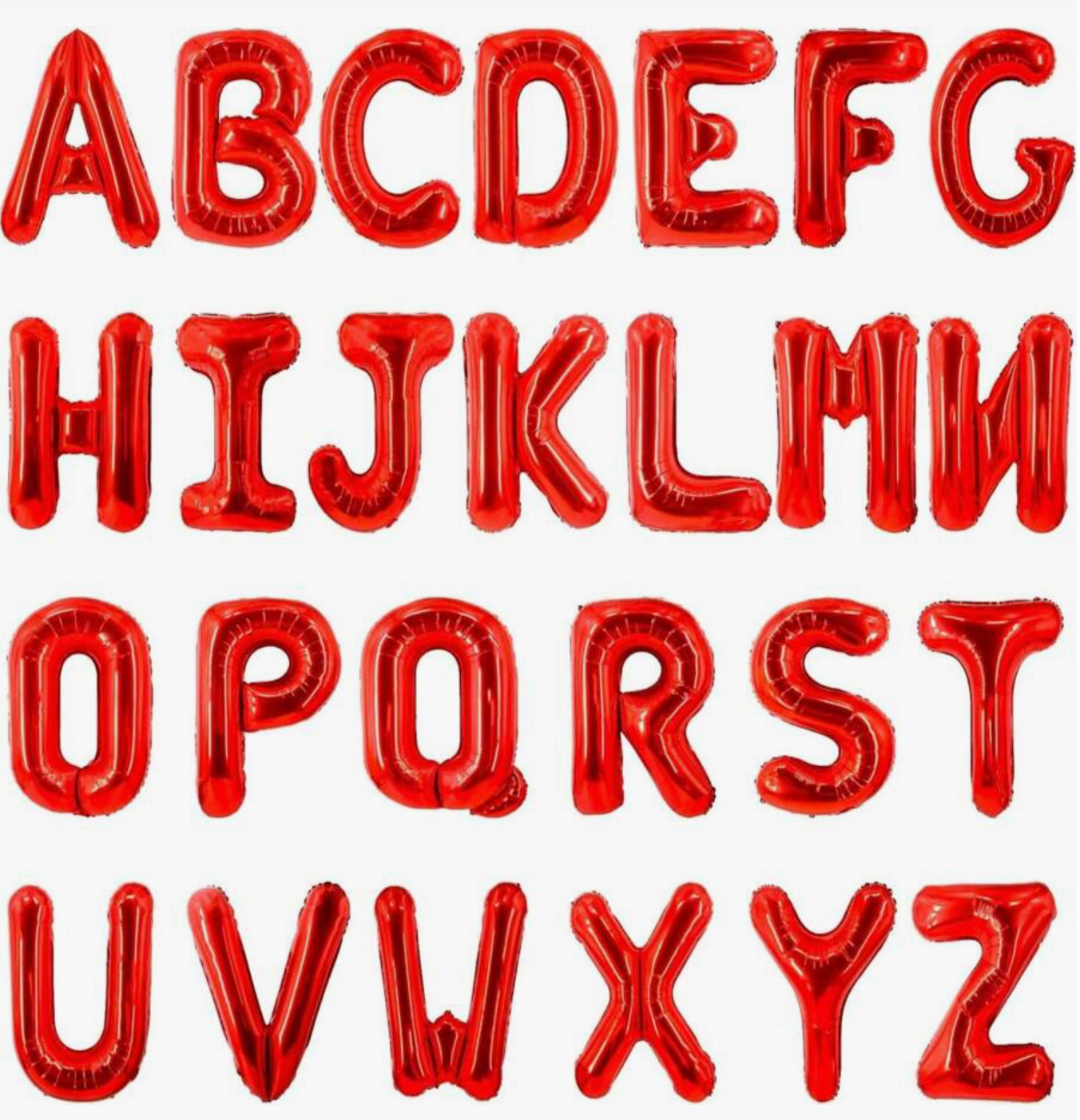 We Party & Grabo Foil Letters
