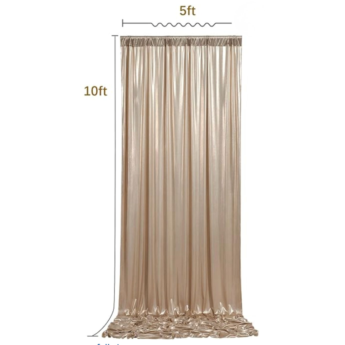 Draped & Shimmer Wall Backdrop Rentals